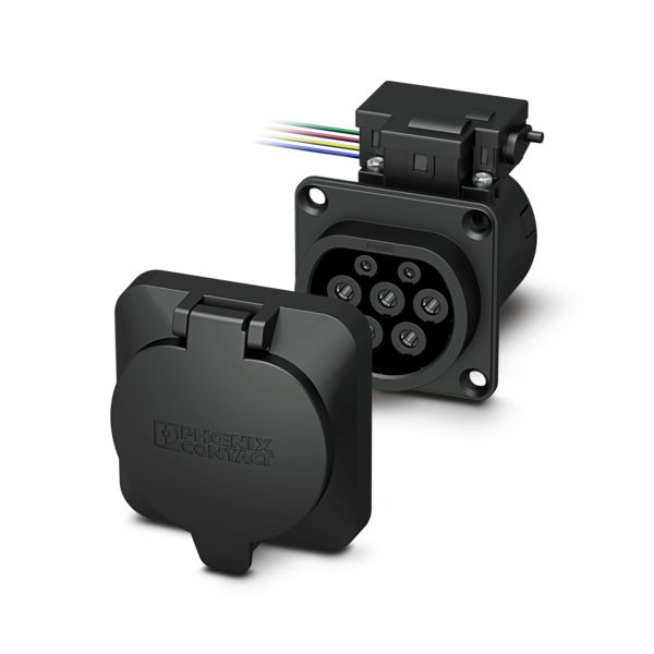 EV-T2M3SO12-4P-B-SET — Инфраструктурная зарядная розетка