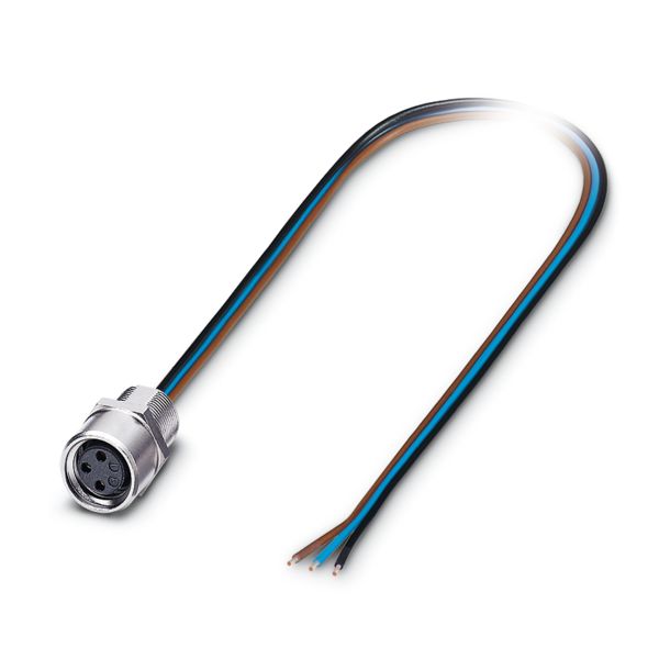 SACC-E-M 8FS-3CON-M8/1,0 — Аппаратн. соединитель передняя стенка