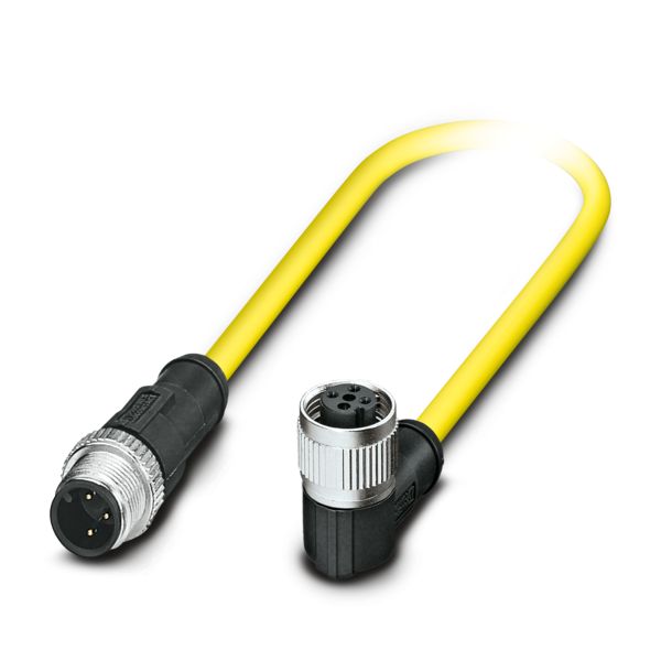 SAC-3P-M12MS/ 1,5-547/M12FR BK — Кабелькабель для датчиков и исполнительных устройств