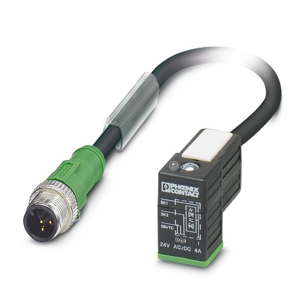 SAC-3P-M12MS/1,5-PUR/CI-1L-S — Кабелькабель для датчиков и исполнительных устройств