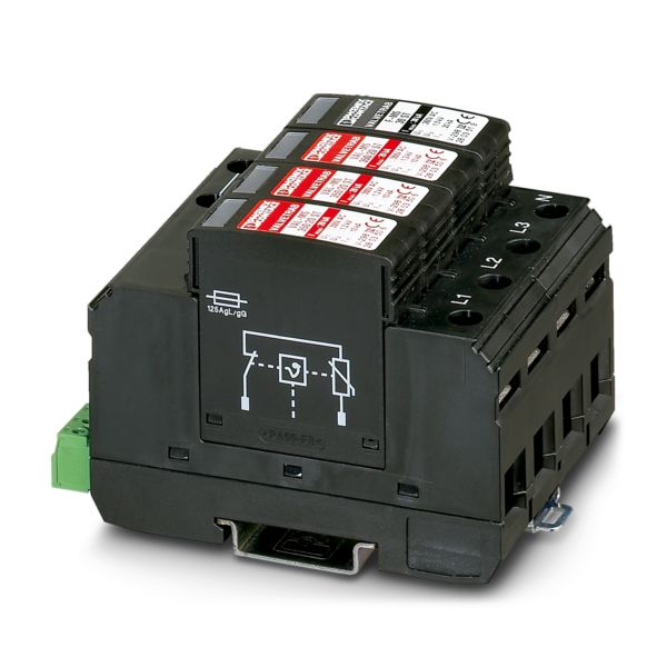 VAL-MS 350/20/3+1-FM — Разрядник для защиты от импульсных перенапряжений, тип 2