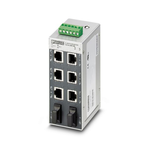 FL SWITCH SFN 6GT/2LX-20 — Industrial Ethernet Switch