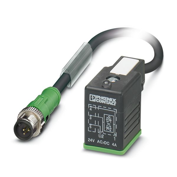 SAC-3P-MS/ 0,6-PUR/BI-1L-S SCO — Кабелькабель для датчиков и исполнительных устройств