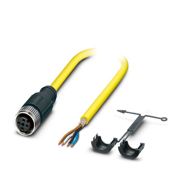 SAC-HZ-4P- 5,0-542/M12FS SH BK — Кабелькабель для датчиков и исполнительных устройств