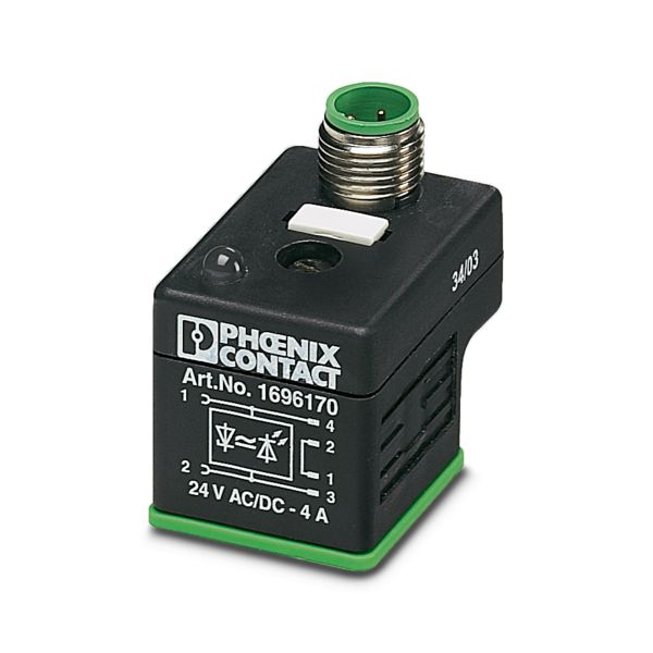 SAC-4P-M12MS/A-1L-S D — Штекеры для клапана
