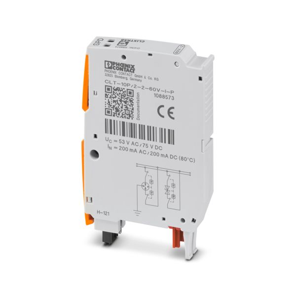 CLT-10P/2-2-60V-I-P — Штекерный модуль для защиты от импульсных перенапряжений