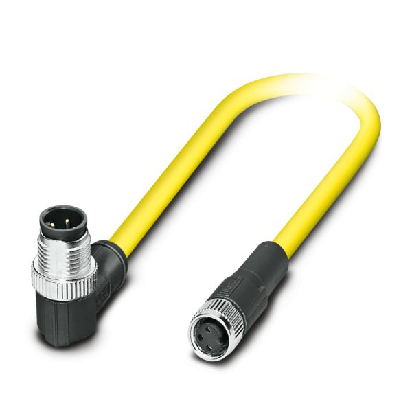 SAC-3P-M12MR/ 1,5-542/M8FS BK — Кабелькабель для датчиков и исполнительных устройств
