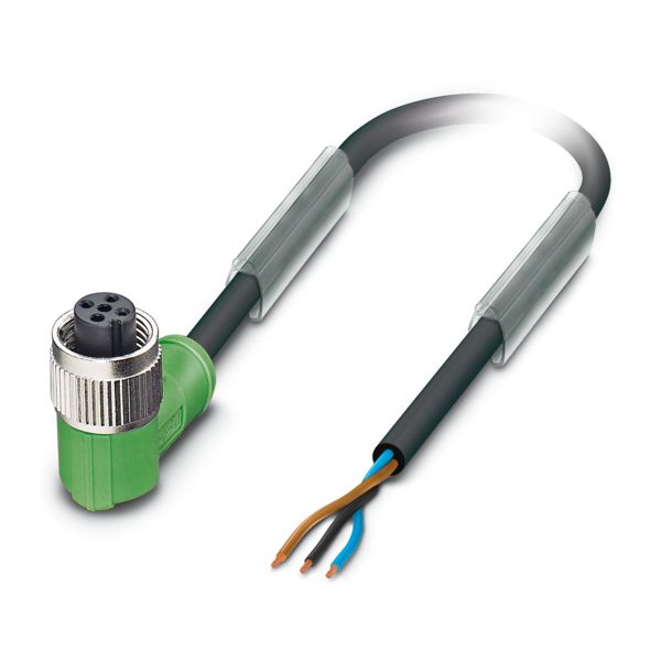 SAC-3P- 5,0-PUR/M12FR GY — Кабелькабель для датчиков и исполнительных устройств