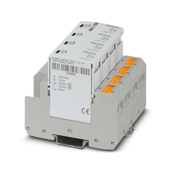 VAL-MS-T1/T2 335/12.5/3+1-PT — Молниеотвод / разрядник для защиты от импульсных перенапряжений типа 1/2