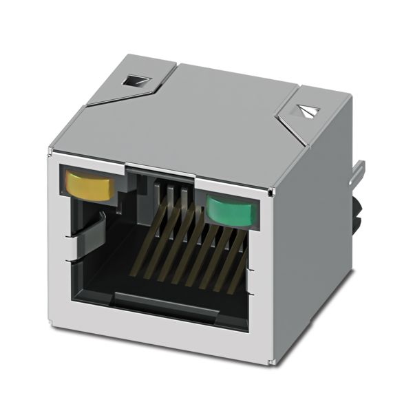 CUC-SP-J1ST-S/R4LT-THR-LED — Модульные разъемы для печатных плат RJ45