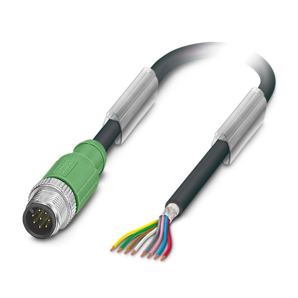 SAC-8P-M12MS/10,0-PUR SH VA — Кабелькабель для датчиков и исполнительных устройств