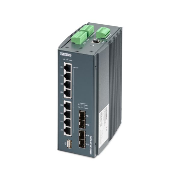 FL SWITCH EP4208-4SFP-LV — Industrial Ethernet Switch