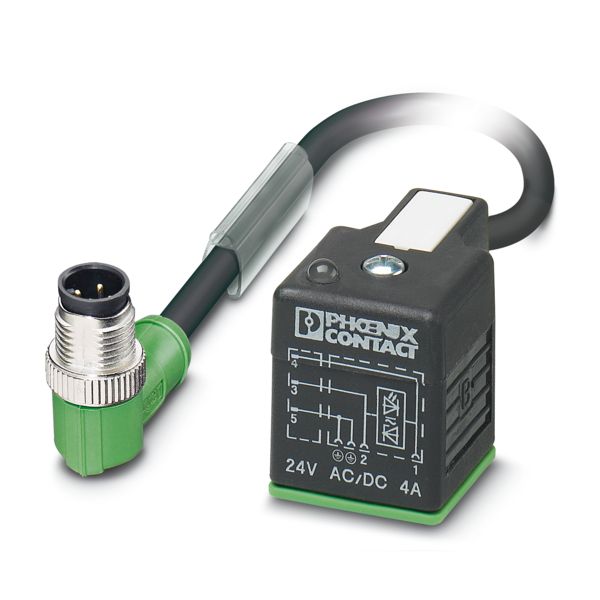 SAC-3P-M12MR/3,0-PUR/A-1L-S — Кабелькабель для датчиков и исполнительных устройств
