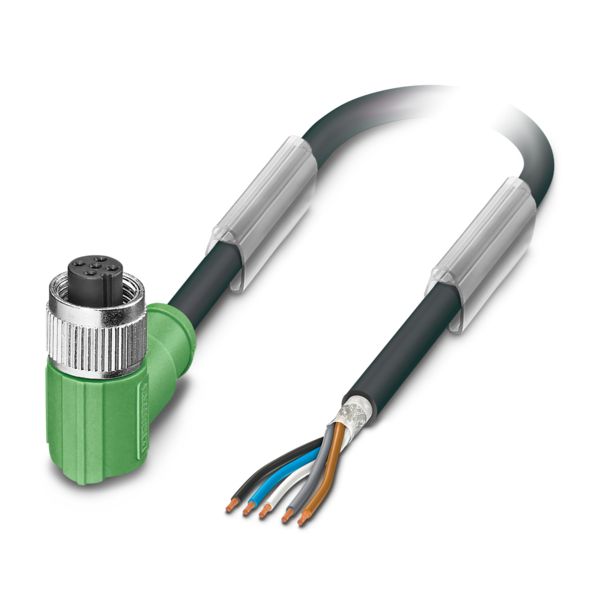 SAC-4P-22-PUR/M12FR5P SH 1NC — Кабелькабель для датчиков и исполнительных устройств
