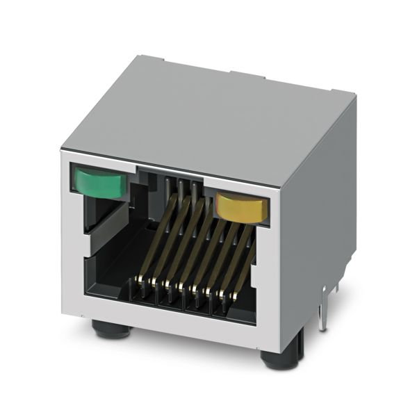 CUC-SP-J1ST-A/R4LT-THR-LED — Модульные разъемы для печатных плат RJ45