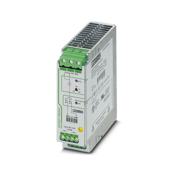 QUINT-ORING/24DC/2X20/1X40 — Резервный модуль, с защитным покрытием