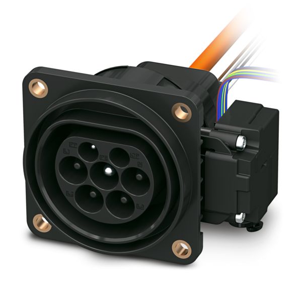 CHARX T2HCI24-3AC32-2,0M2 — Зарядная розетка на электромобиле