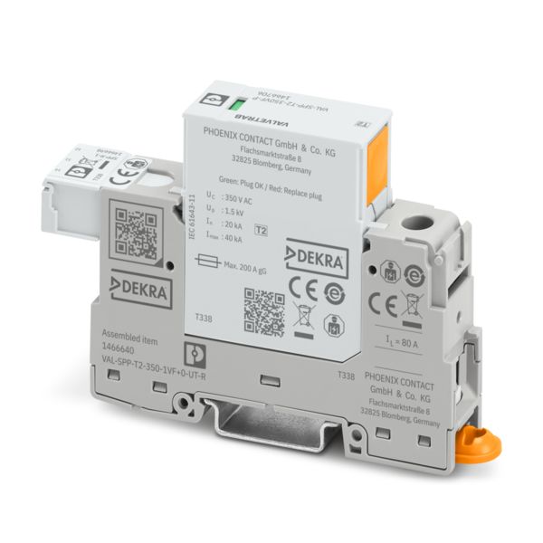 VAL-SPP-T2-350-1VF+0-UT-R — Разрядник для защиты от импульсных перенапряжений, тип 2