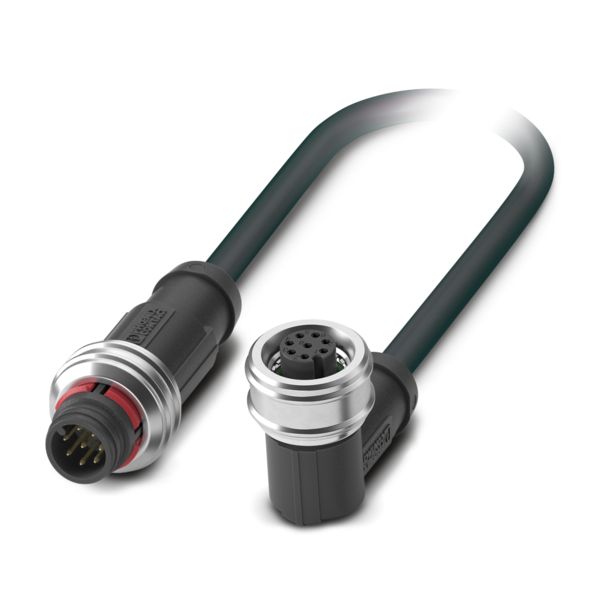 SAC-8P-P12MS/ 0,6-PUR/P12FR — Кабелькабель для датчиков и исполнительных устройств