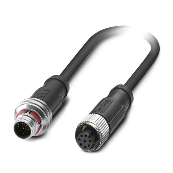 SAC-8P-P12MS/ 3,0-PUR/M12FS SH — Кабелькабель для датчиков и исполнительных устройств