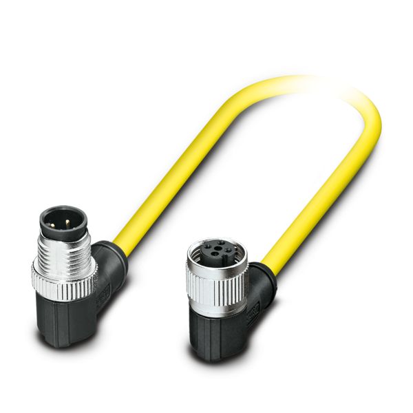 SAC-3P-M12MR/ 1,5-547/M12FR BK — Кабелькабель для датчиков и исполнительных устройств