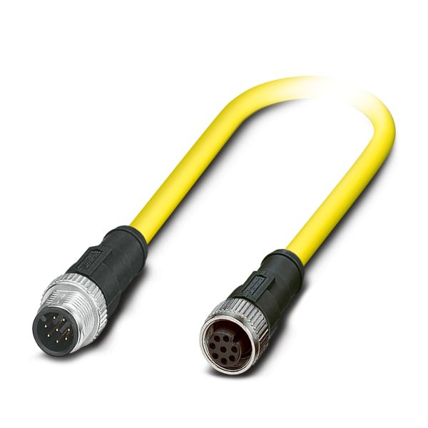 SAC-8P-M12MS/20,0-542/M12FS BK — Кабелькабель для датчиков и исполнительных устройств
