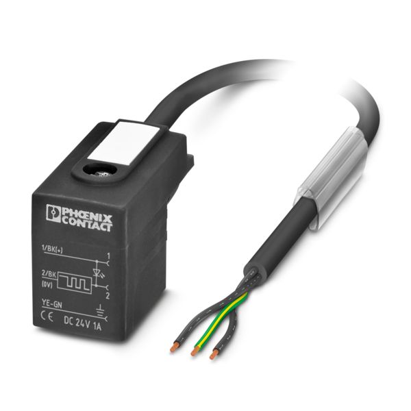 SAC-3P- 5,0-PUR/BI-1L-R-ES-1A — Кабелькабель для датчиков и исполнительных устройств
