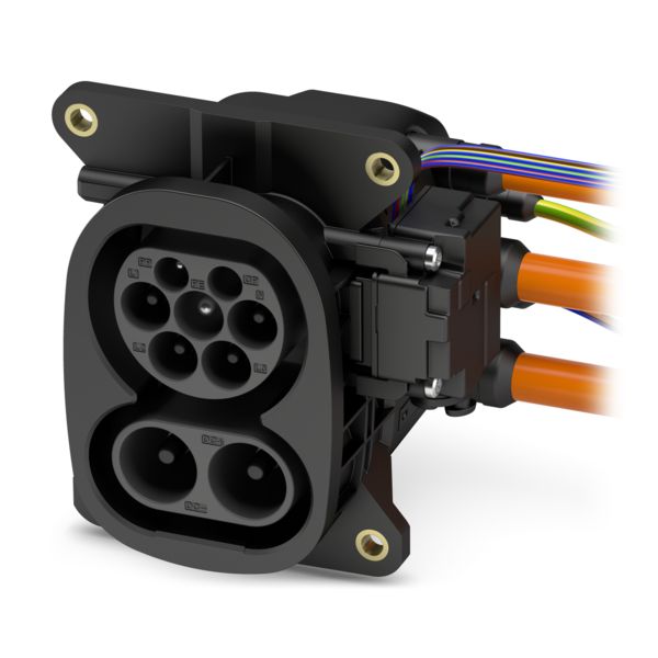 CHARX T2HBI24-3AC32DC200-2M2R — Зарядная розетка на электромобиле