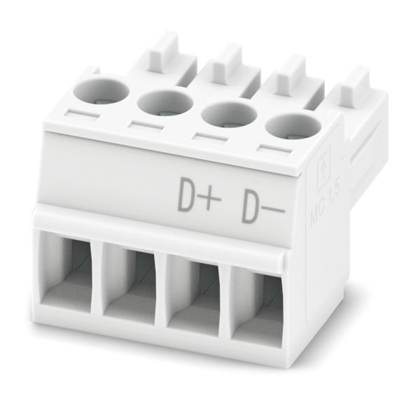 MC 1,5/ 4-ST-3,5 WH BD:D+,D- — Разъемы для печатной платы