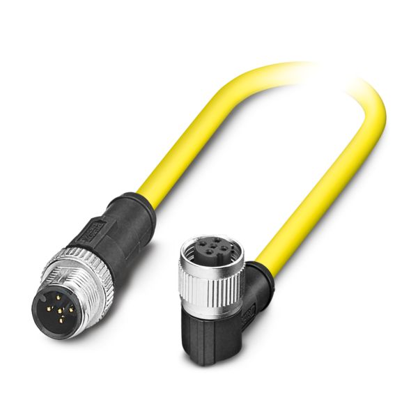 SAC-5P-M12MS/ 0,5-542/M12FR BK — Кабелькабель для датчиков и исполнительных устройств