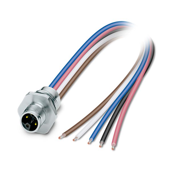 SACC-E-M12MSL-4FE-M16XL/0,5-US — Аппаратн. соединитель передняя стенка