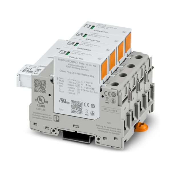 VAL-US-SPP-277/65/4+0-R — Устройство защиты от импульсных перенапряжений