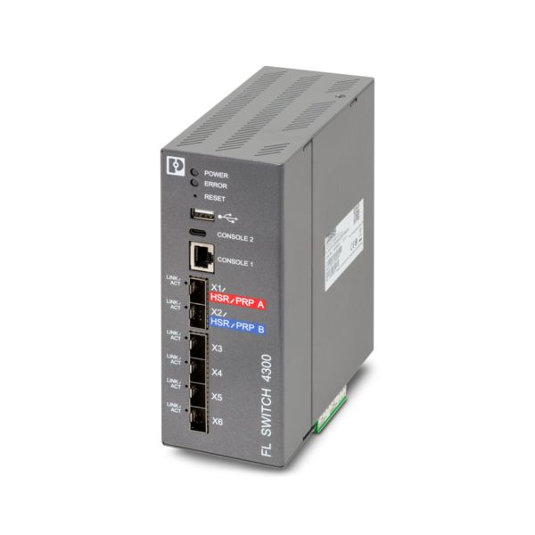 FL SWITCH 4300-4GSFP-RED-LV — Industrial Ethernet Switch
