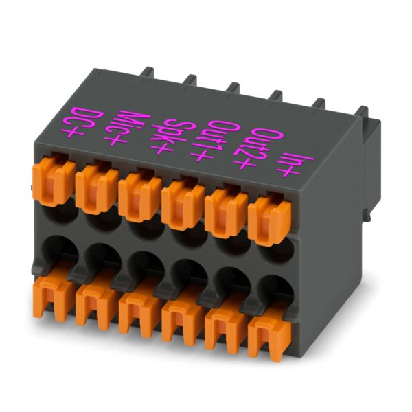 DFMC 0,5/ 6-ST-2,54 BDMCWH/RD — Разъемы для печатной платы