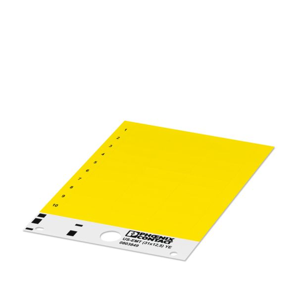 US-EMT (31X12,5) YE — Вставная табличка