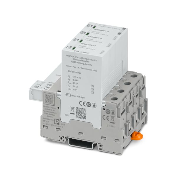 FLT-SPP-T1-275/25-3+1-UT-R — Комбинированный разрядник типа 1+2+3