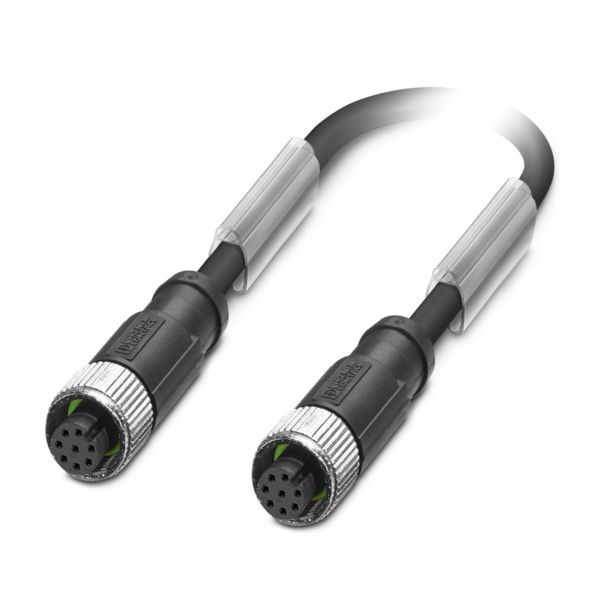 SAC-8P-M12FS/15,0-PUR/M12FS SH — Кабелькабель для датчиков и исполнительных устройств