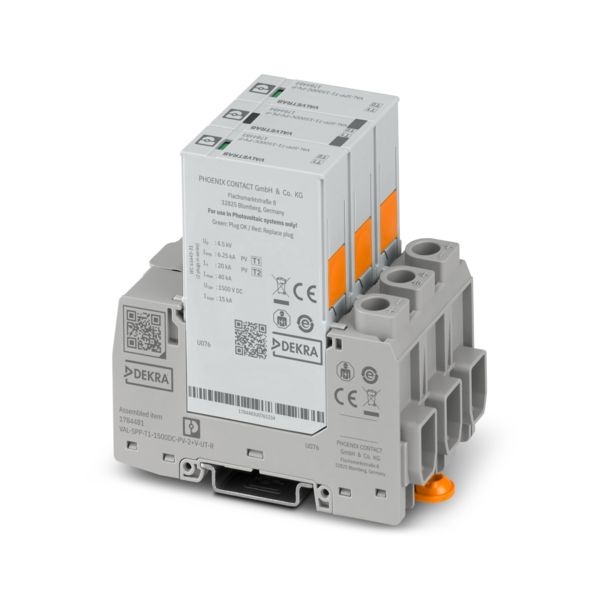 VAL-SPP-T1-1500DC-PV-2+V-UT-R — Разрядник для защиты от перенапряжений