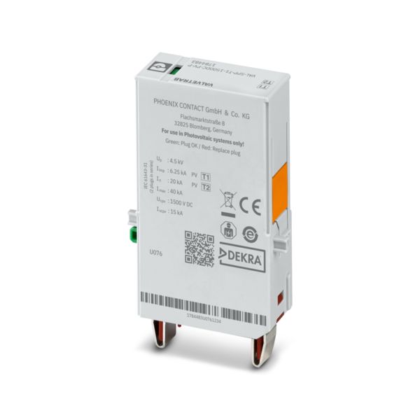 VAL-SPP-T1-1500DC-PV-P — Штекерный модуль для защиты от импульсных перенапряжений тип 1