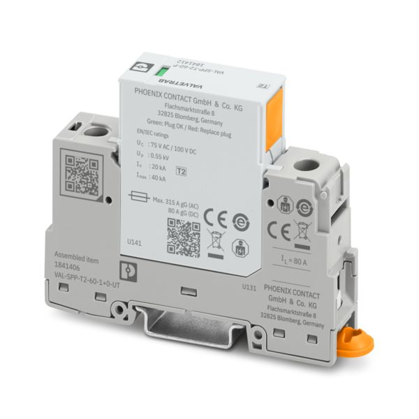 VAL-SPP-T2-60-1+0-UT — Разрядник для защиты от импульсных перенапряжений, тип 2