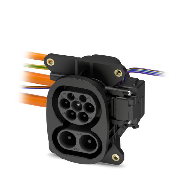 CHARX T2HBI12-DC375-2C2L — Зарядная розетка на электромобиле
