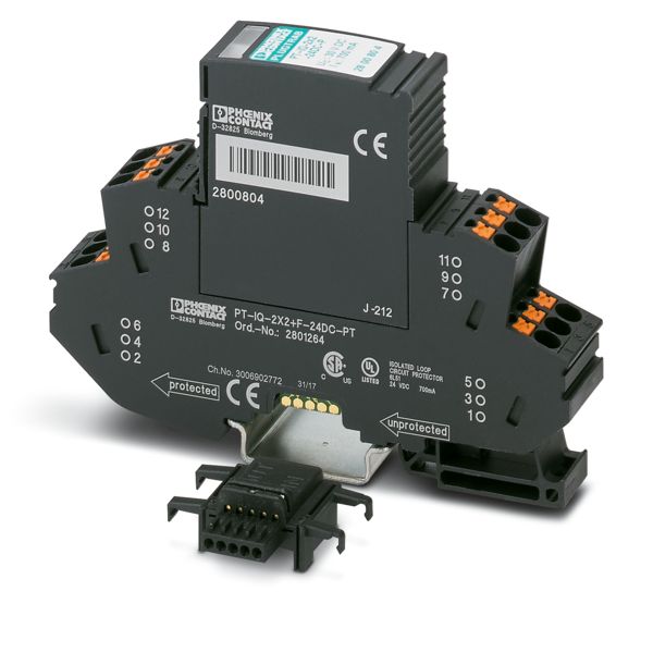 PT-IQ-2X2+F-24DC-PT — Устройство защиты от импульсных перенапряжений
