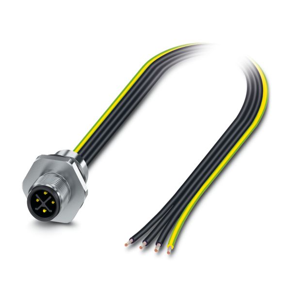 SACC-E-M12MSS-4P-M16XL/0,5 PEX — Аппаратн. соединитель передняя стенка