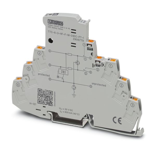 TTC-6-3-HF-F-M-24DC-PT-I — Устройство защиты от импульсных перенапряжений