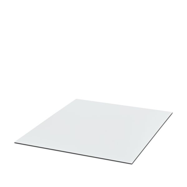 GPK 500X500X0,8 WH/BK — Пластина с гравировкой