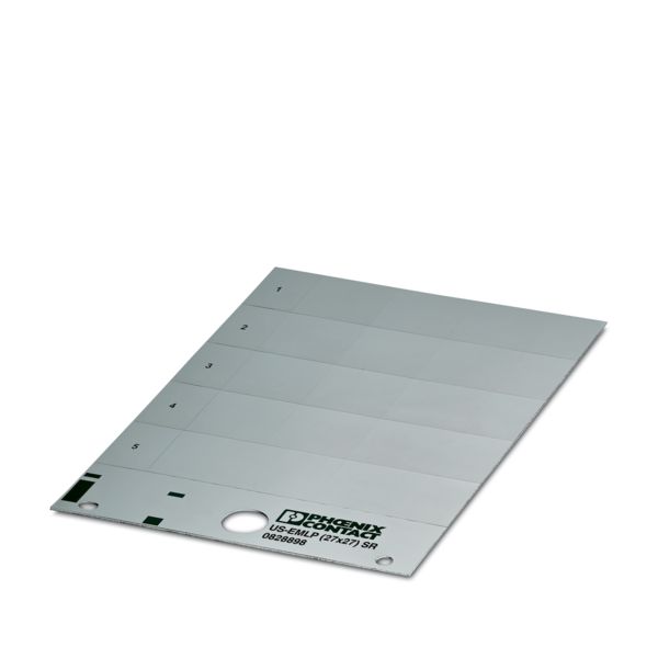 US-EMLP (27X27) SR CUS — Пластиковая табличка