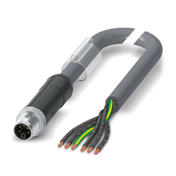 SAC-6P-M12MSM/ 3,0-PUR PE — Силовой кабель
