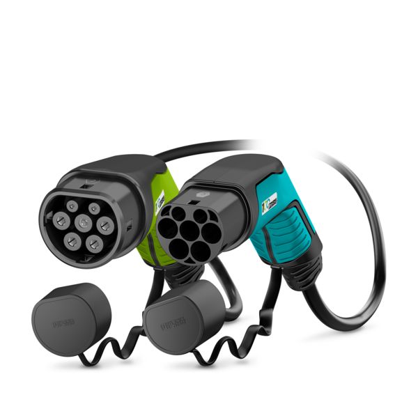 EV-T2G3PC-3AC20A-5,0M-PXC4 — Зарядный кабель AC
