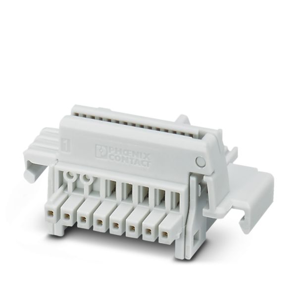 TBUS8-18,8-PPPPPPPP-7035 — Шинный соединитель для установки на монтажную рейку