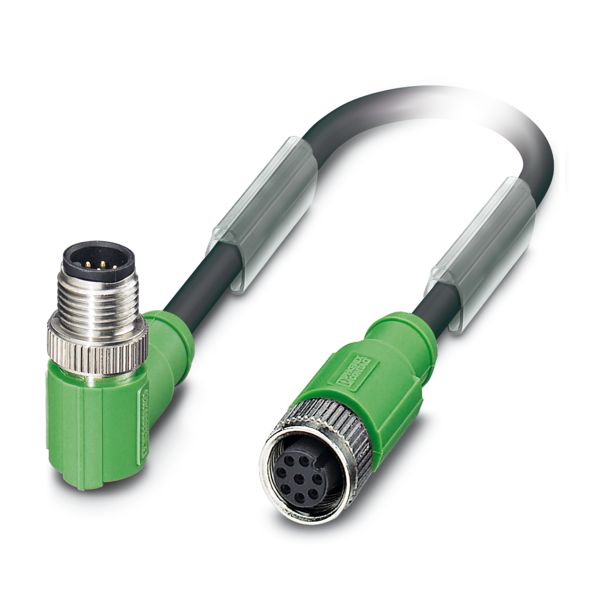 SAC-8P-M12MR/ 3,0-PUR/M12FS SH — Кабелькабель для датчиков и исполнительных устройств